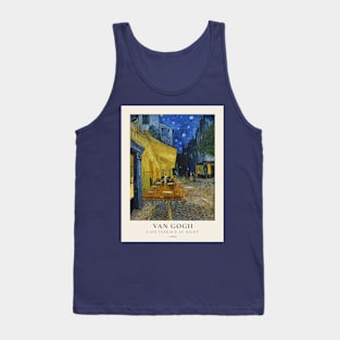 Vincent Van Gogh Famous Cafe Terrace at Night Tank Top